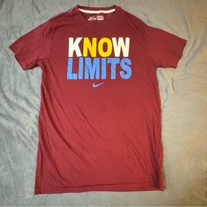 Nike Burgundy Dri-FIT Shirt
#1010